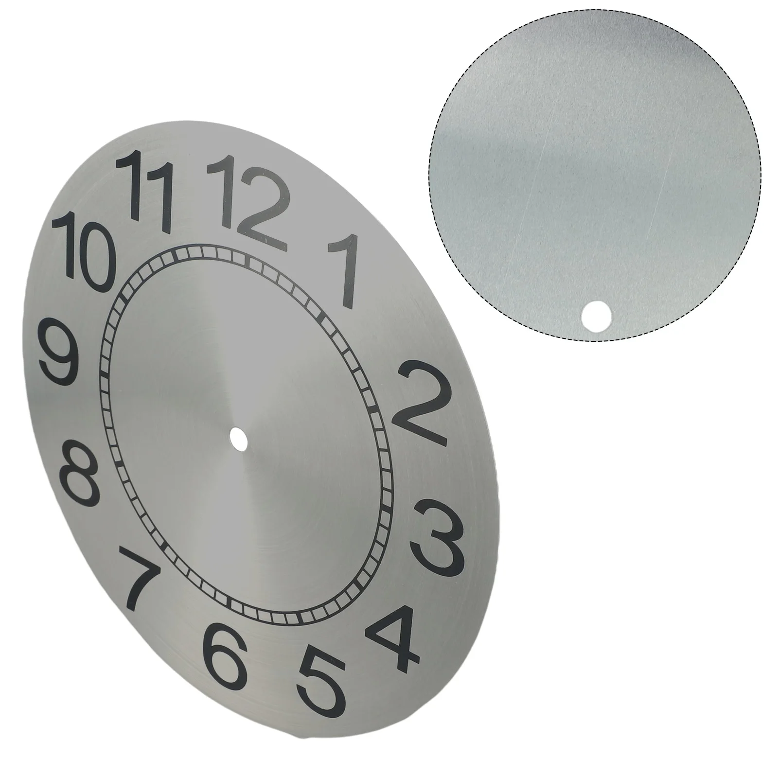 DIY Clock Face 9.5 Inch Clock Face Living Room Decor DIY Quartz Wall Clock Metal Wire Drawing Process Stylish Appearance