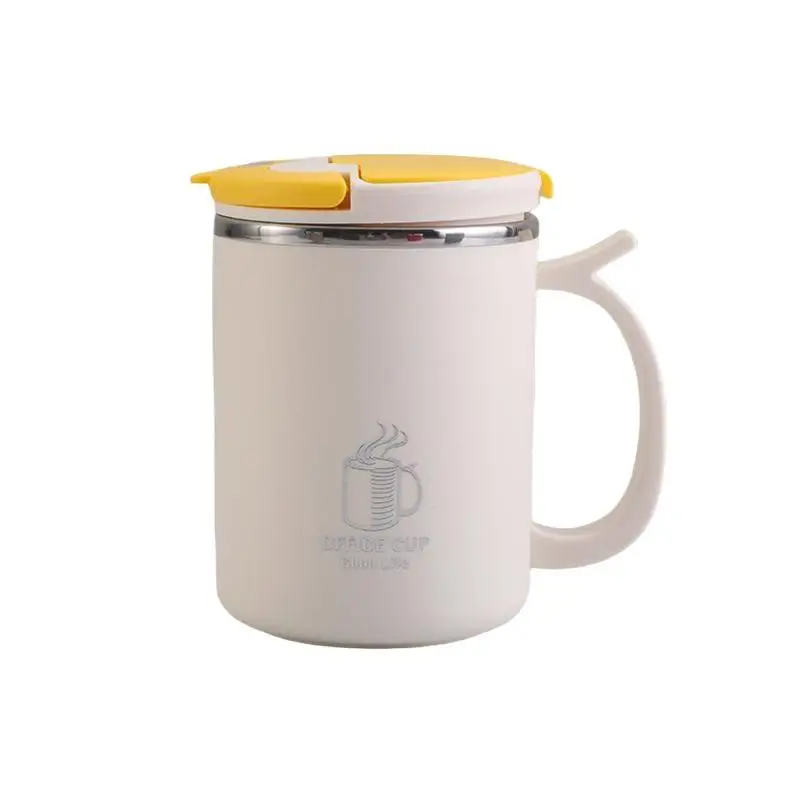 Hot Water Drinks Cup Leak Proof Tumbler Double Wall Thermal Coffee Mug Stainless Steel Cold And
