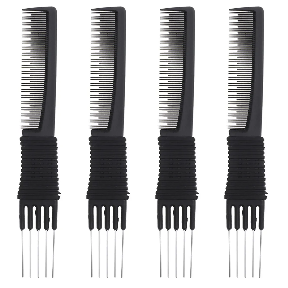 

4Pcs Stylish Hair Needle Comb Premium Build Quality Lightweight for on-The-Go Styling Great for Home Barbershop and Gift