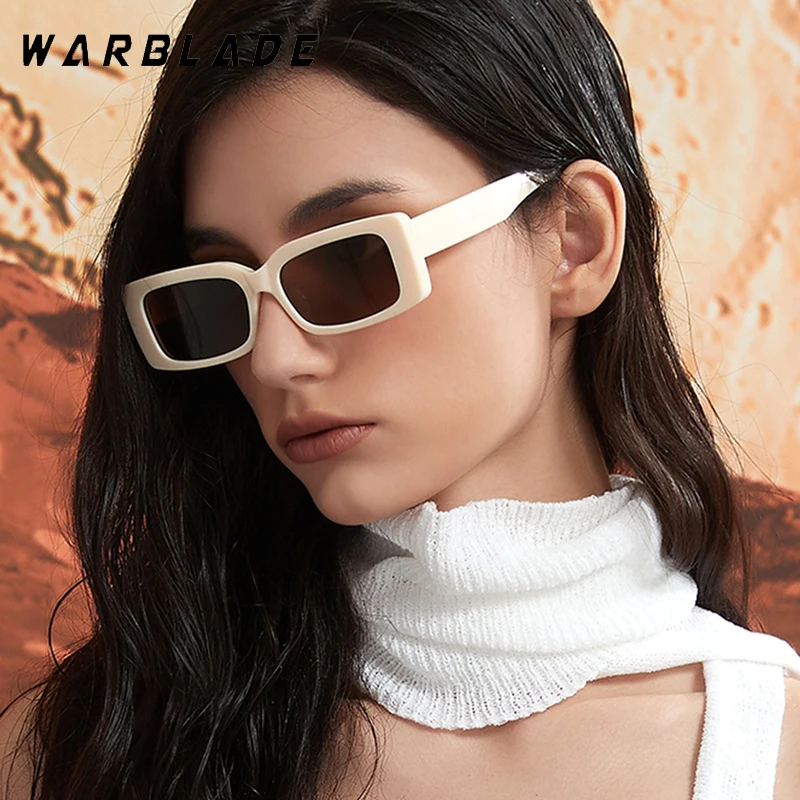 

2023 Fashion Retro Small Rectangle Sunglasses Brand Designer Vintage Travel Female Sun Glasses Eyewear Shade UV400 Protection