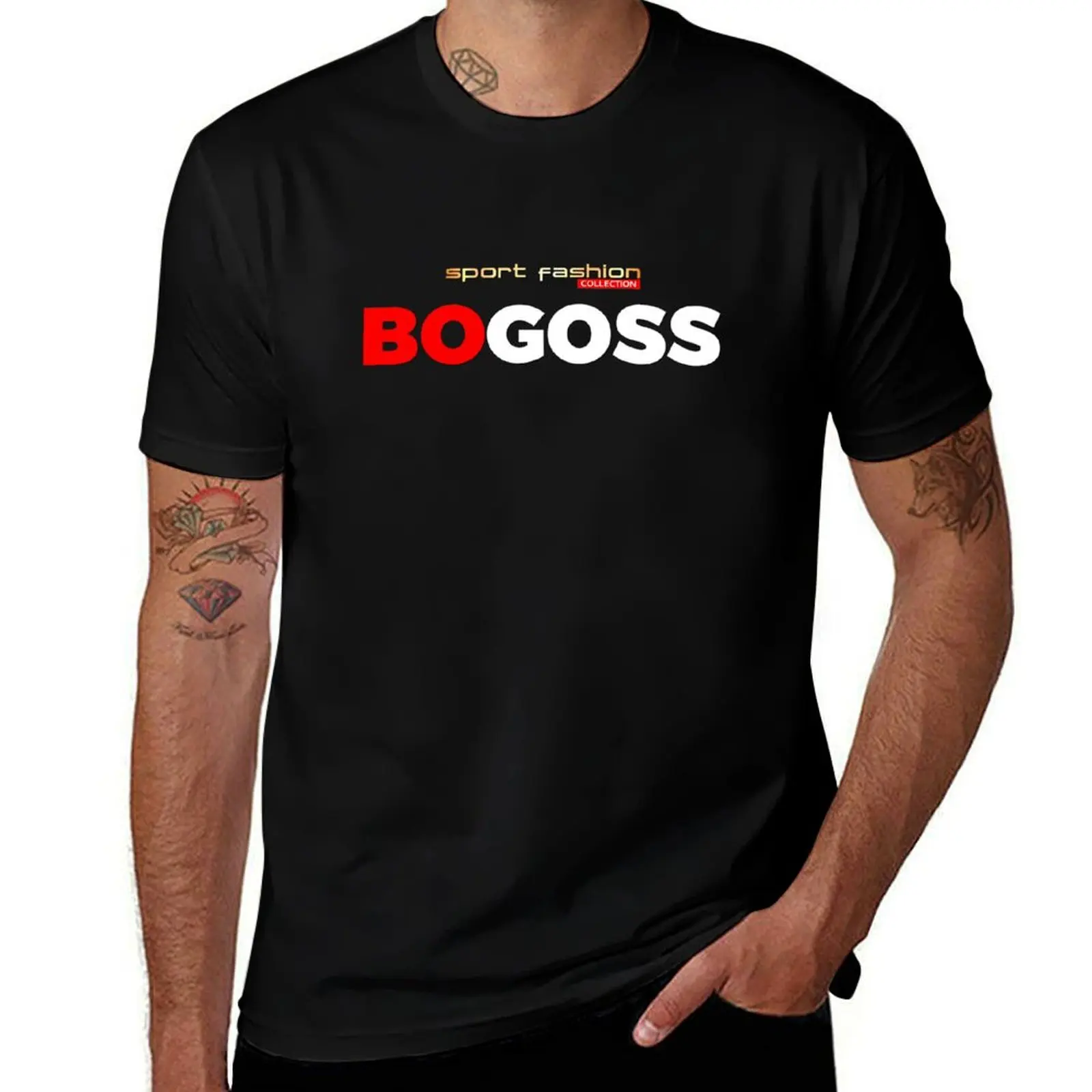 

BOGOSS Sport Fashion Collection T-Shirt t shirts for man cotton man graphic t shirt T-Shirt