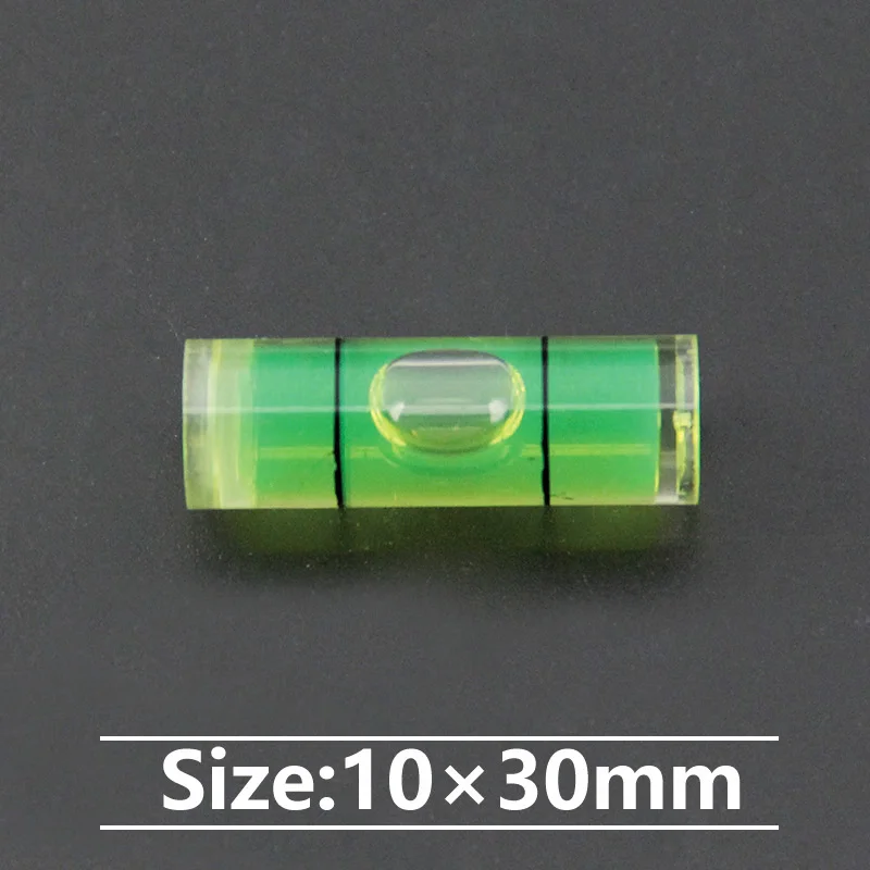 (100unids/lot) Mini horizontal bubble, measured with plastic tube level, photo frame bubble level, size 10 * 30mm