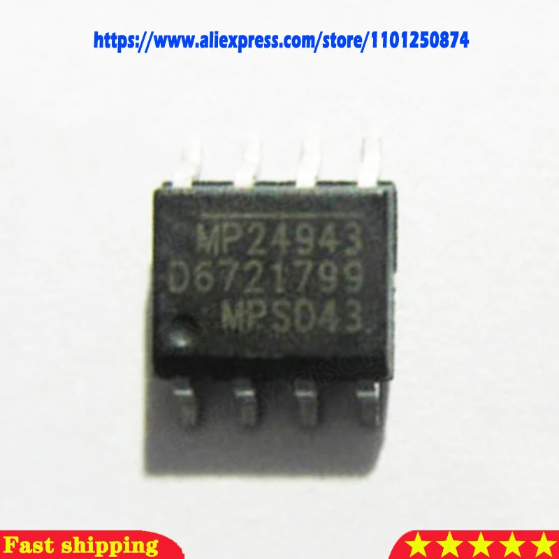 10pcs/lot MP24943DN-LF-Z MP24943DN MP24943 SOP-8 In Stock