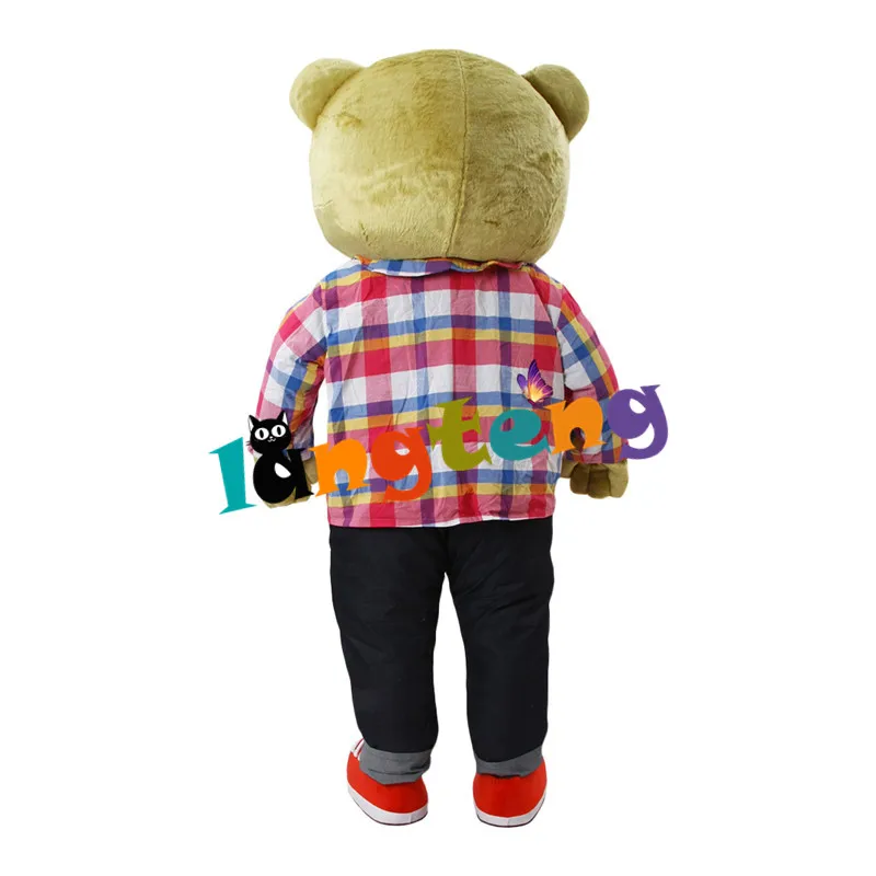 1316 Funny Cartoon Halloween Cosplay Party Brown Bear Mascots Apparel Christmas Costuming