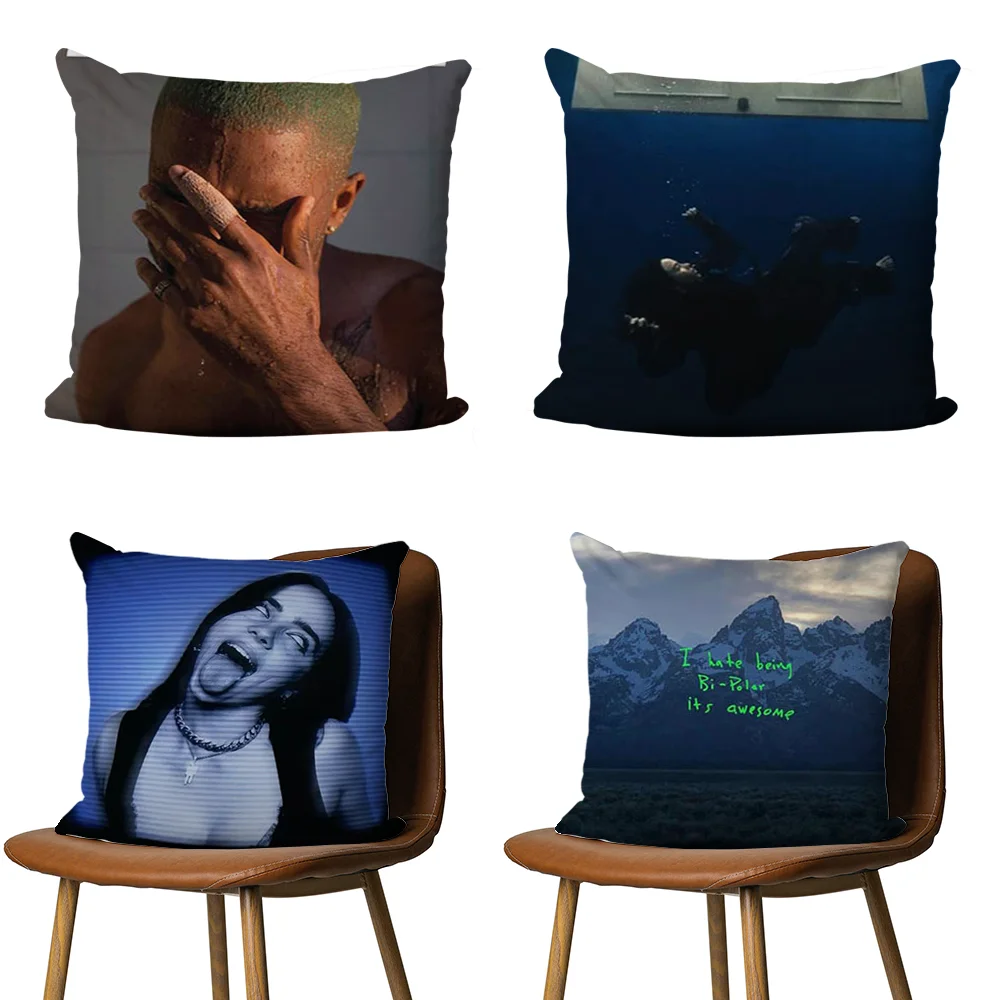 

Album Cover Pillow Case DIY Pillowcase Home Office Decorative Pillowcase Bedroom Sofa Car Cushion Cover 45x45 cm