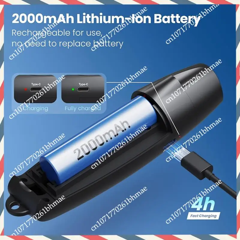 -A21Z 5X صافرة إلكترونية مع شحن USB، صافرة طوارئ لمدربي الحكم، للتخييم في الألعاب الرياضية الخارجية #2