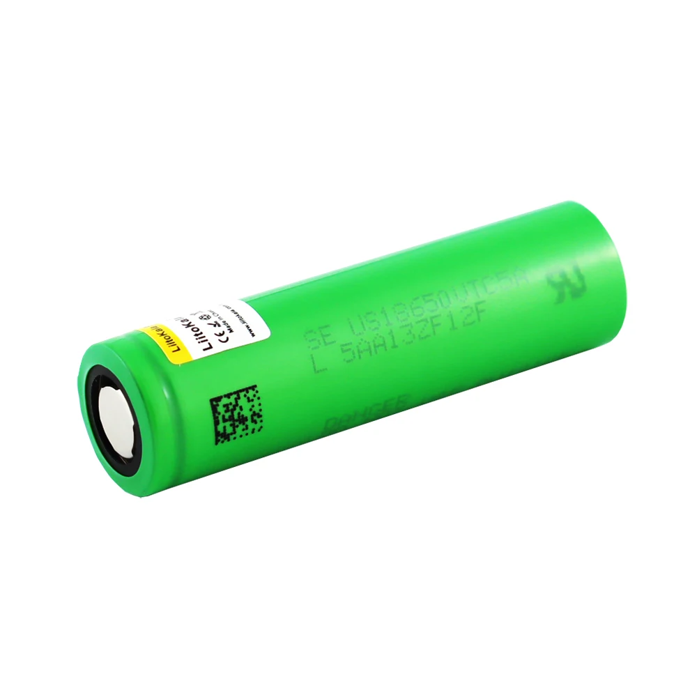 8 sztuk LiitoKala VTC5A 18650 2500mAh 25A 3.7v akumulator litowo-jonowy VTC5A płaski/bluzka z guzikami do elektronarzędzi/latarek