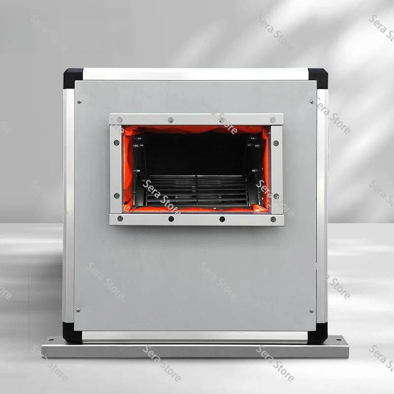 Double Inlet Low Noise Fan Box Aluminum Alloy Fresh Air Supply and Exhaust Ventilator for HVAC System
