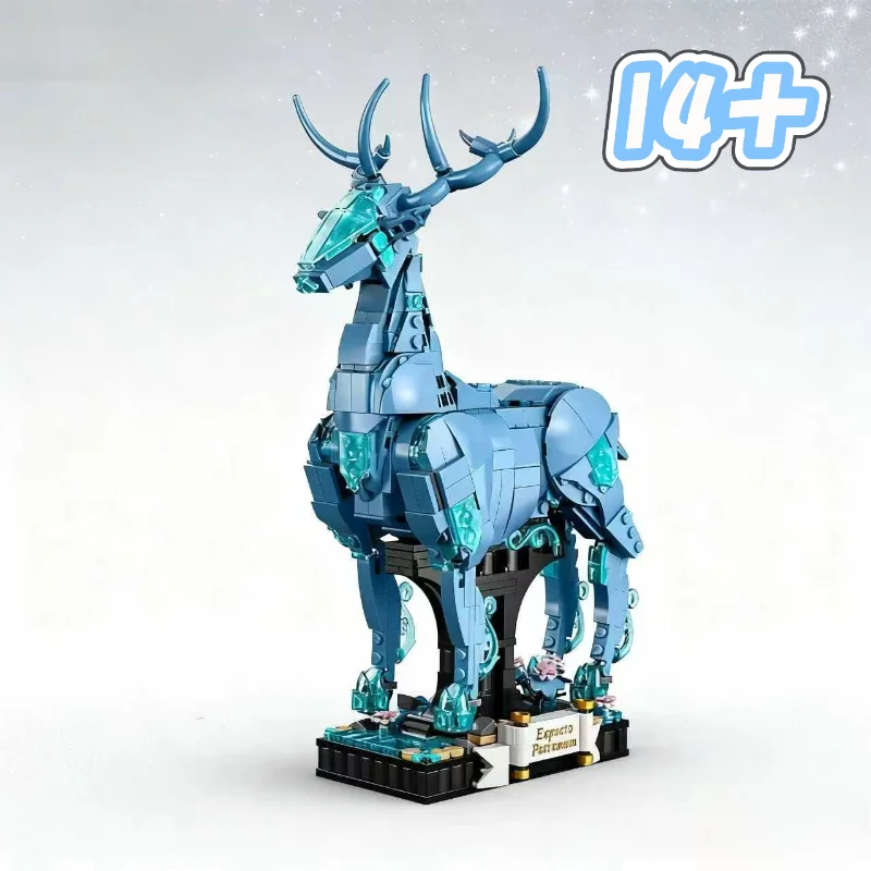 Disney 754 Uds. FIT 76414 serie de películas mágicas monstruo modelo de bloques de construcción juguetes de adorno para niños regalos de cumpleaños y Navidad