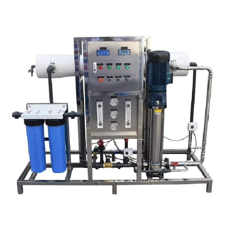 Ocpuritech 1000L/Hour Industrial Reverse Osmosis Water Purification System with PLC Control and Pump
