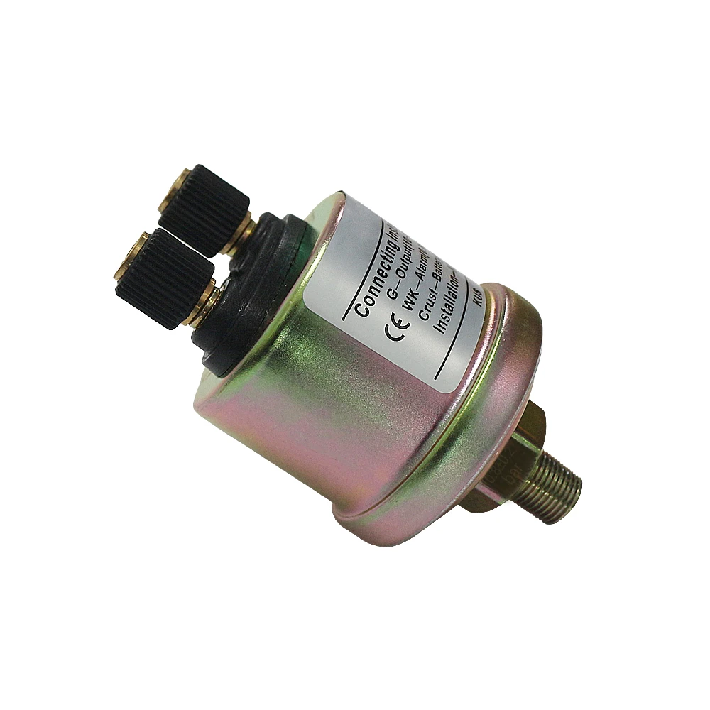 KUS Mechanical 0-5 Bar / 0-10 Bar Oil Pressure Sensor NPT1/4 NPT1/8 M10*1 for Pressure Gauge