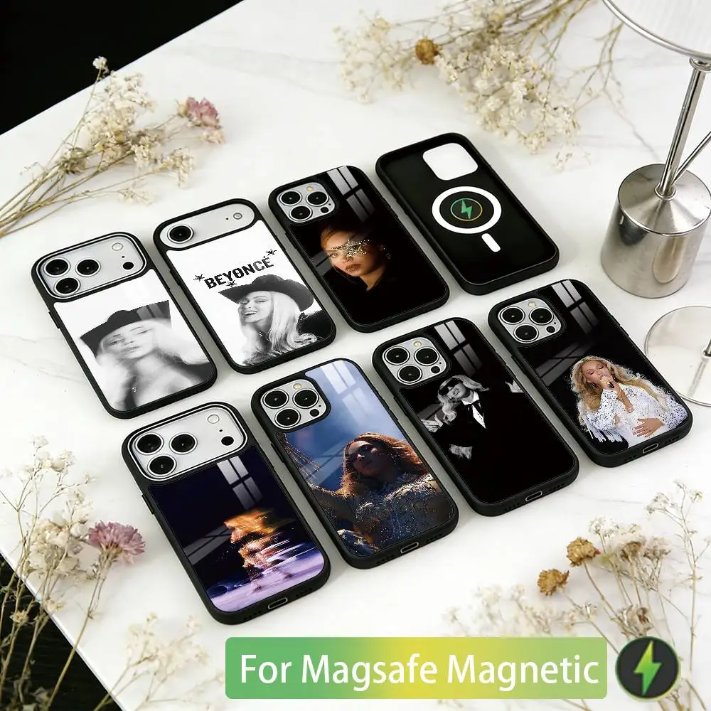 

Singer B-Beyonce Phone Case For iPhone17,16,15,14,13,12,11 Plus,Pro Magnetic with Magsafe Wireless Charging