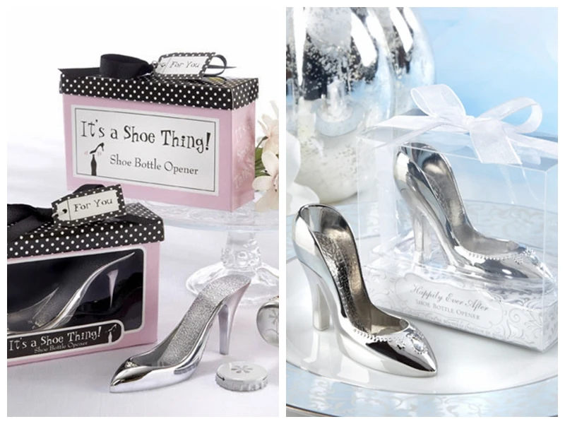 10Pcs Bridal Shower Decoration Favor of It's a Shoe Thing Shoe Bottle Opener Favors For Wedding and high heel bottle Party Gifts