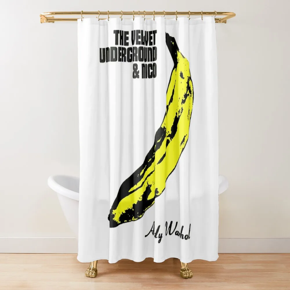 

The Velvet Underground Shower Curtain Waterproof Fabric Shower Bathroom Deco Curtain