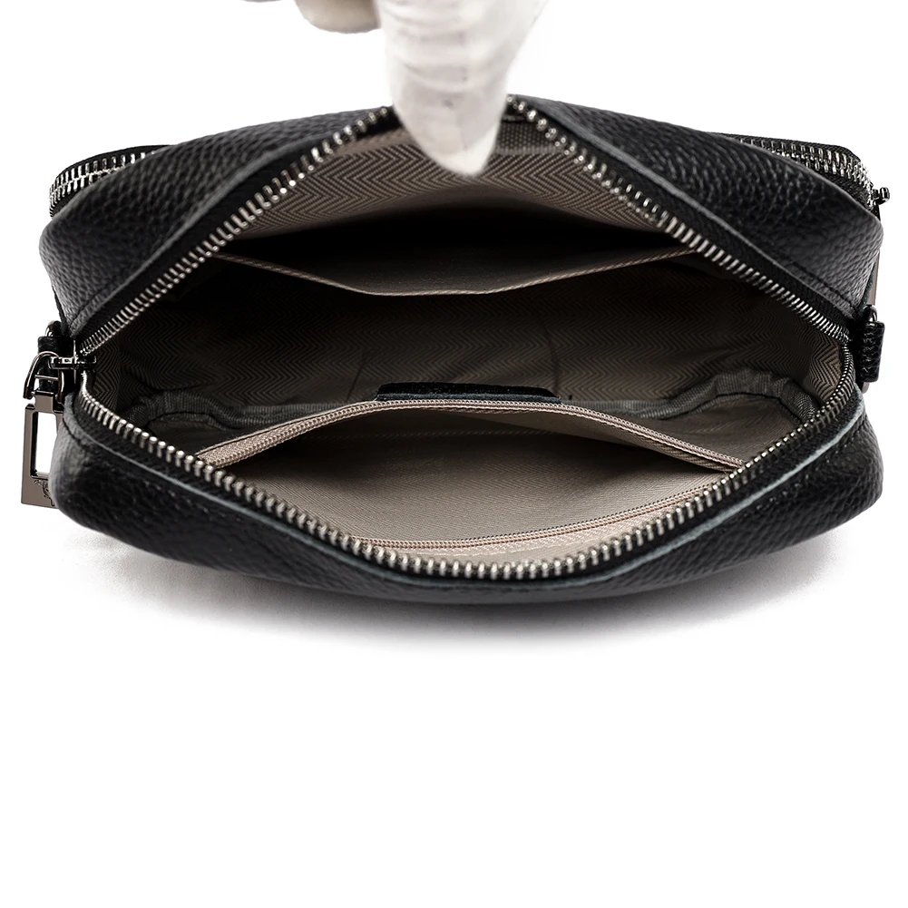 

Women Messenger Bags Genuine Leather Fashion Trend Handbags Simple Casual Portable Elegant Adjustable Straps Handbags and Purse