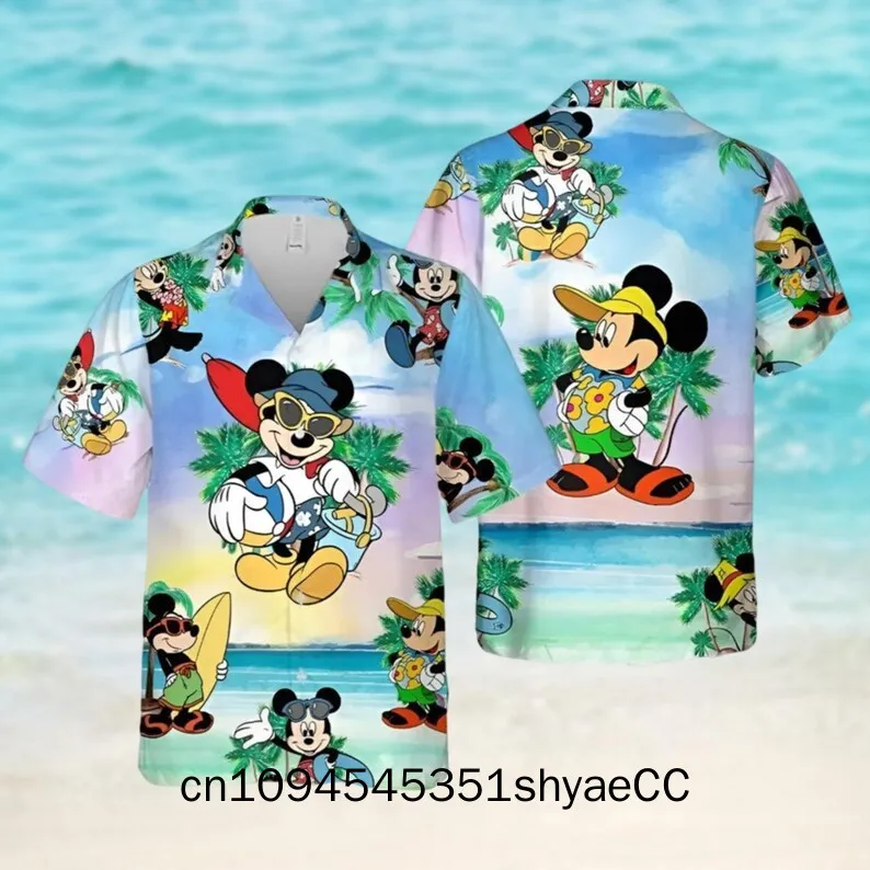 

Mickey Mouse Shirt, Disney Mouse Button Shirt, Family Hawaiian Shirt, Vacation Hawaii Shirt, Magic Kingdom Aloha Shirt, Funny Gi