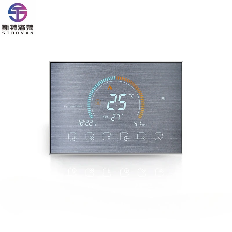 

Smart WiFi Electric Floor Heating Thermostat Temperature Control Panel 16A Electric Towel Rack Controller Service Equipment