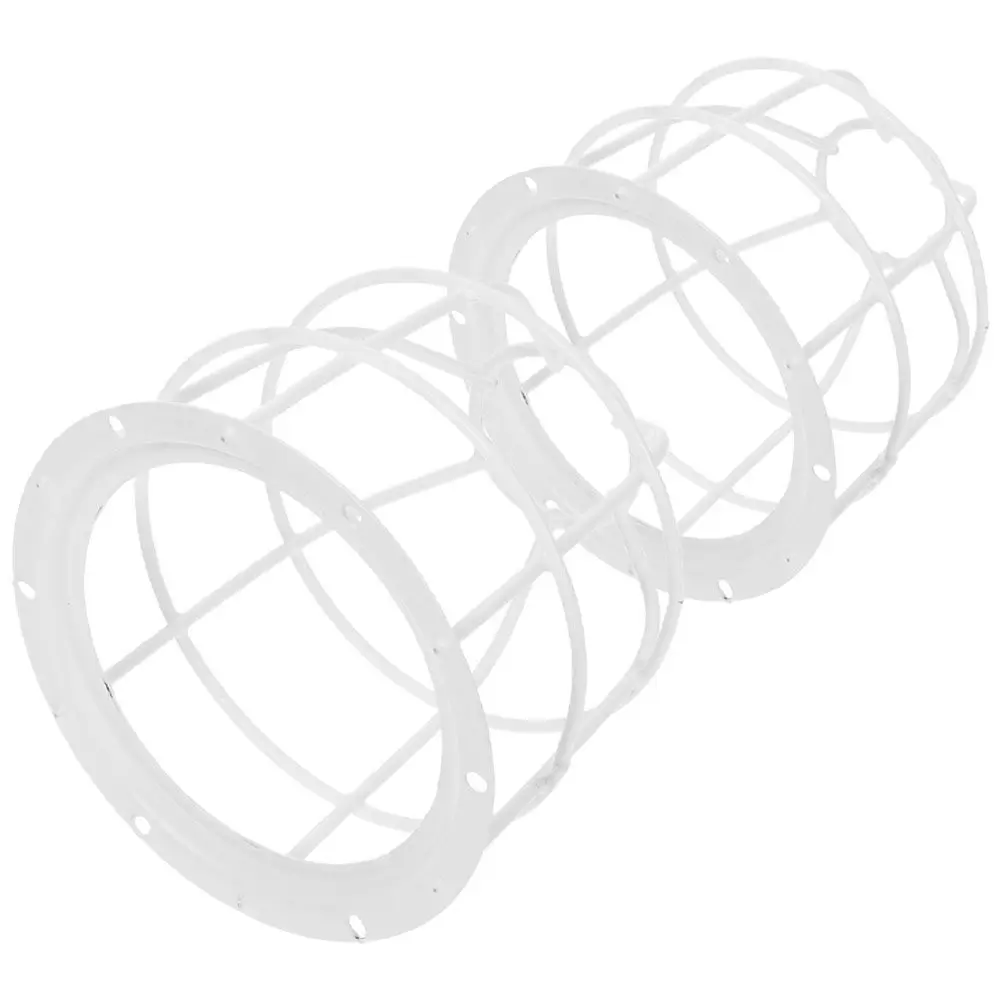 

2Pcs Smoke Mesh Protective Cover Non-Disassembly Bracket for Fire Alarm Sensors Easy Install Debris Proof Sturdy Metal