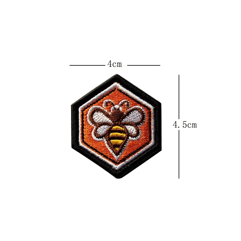 Embroidery Patches for Clothing Patch Outdoors Tree Cup Bee Egg EDC URSUZ Christmas Tree DIY Applique Clothes Stickers