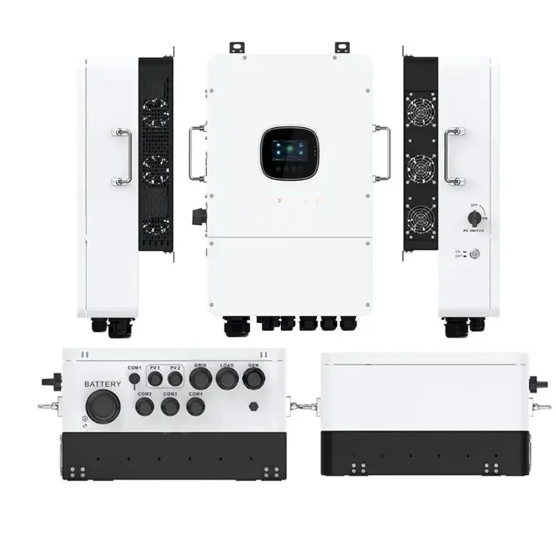 6kw 8kw 10kw 12kw IP65 Home Solar System RS485 LCD Display Multiple Safety Approvals Single Parallel Hybrid Inverter