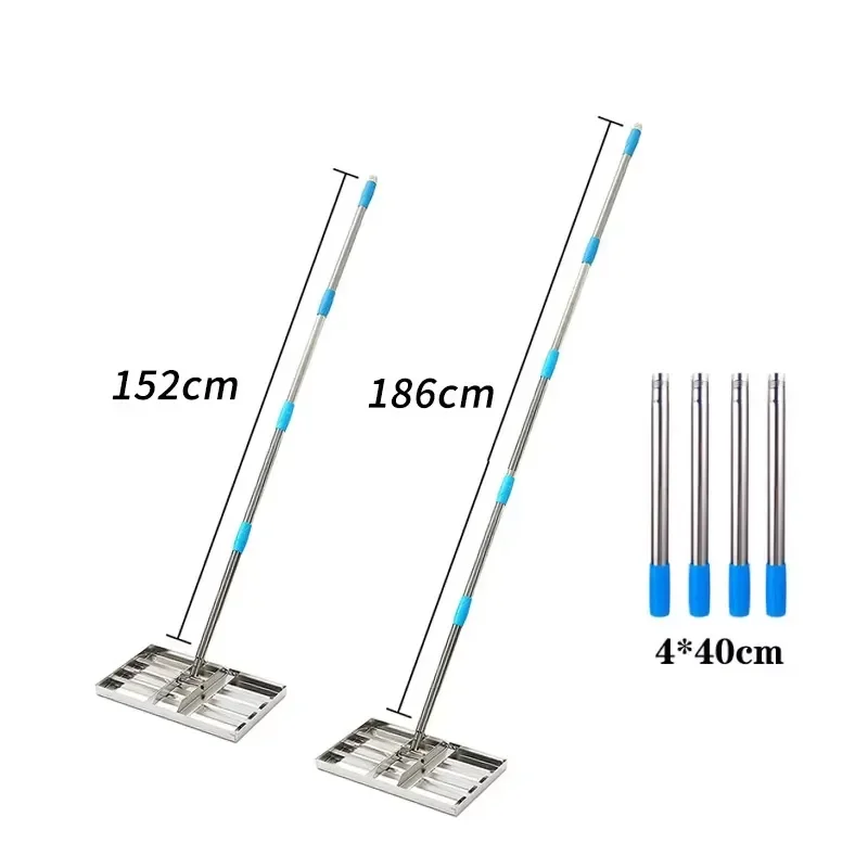 Green Lawn Finisher Golf Course Sand Leveling Tool Golf Course Leveler Stainless Steel Sand Leveling and Broken Soil