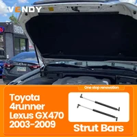 Puntal de capó delantero para Toyota 4runner Lexus GX470 2003-2009, 2 uds., barras de soporte de elevación, amortiguadores de resorte de Gas, varilla 5344069065