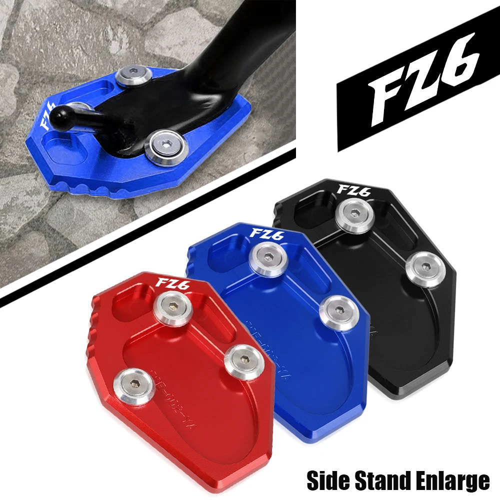 

FZ6 FAZER S2 ABS Motorcycle Accesory Kickstand Side Stand Enlarge Extension For Yamaha FZ6 Fazer S2 ABS 2007 2008 2009 fz6 fazer