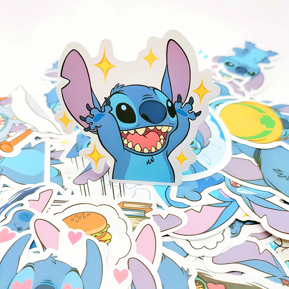 100Pcs Interstellar Baby Stitch Cartoon Stickers Balloon Decoration Laptops Water Bottles Phones Lilo & Stitch Graffiti Sticker