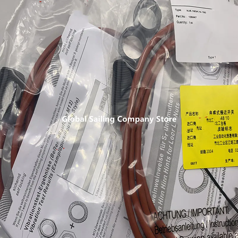 

Новый бесконтактный переключатель NJ5-18GK-N-150 NJ8-18GK-N-150 NJ5-18GK-SN NJ8-18GK-SN, 2 шт.