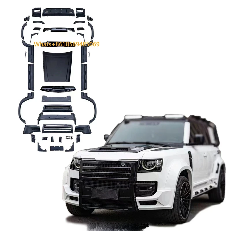 Front Car Bumpe Side Skirt 2020-2024  Defender Accessories Wide Bodykit