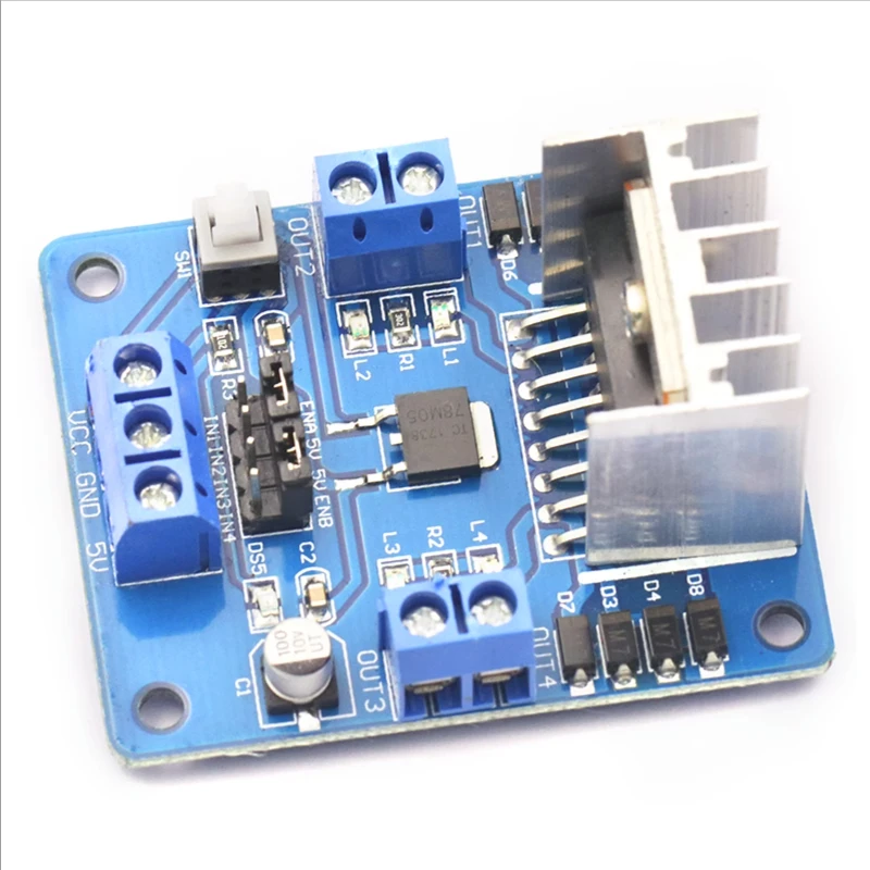 L298N Stepper Motor Drive Board Module Drive Robot Intelligent Trolley Microcomputer