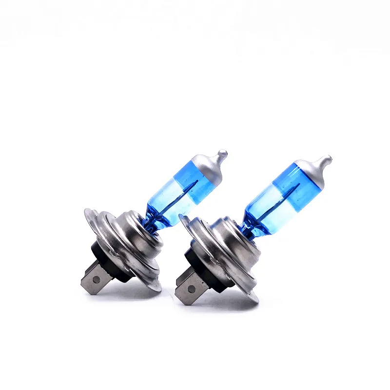 Car halogen bulb H4 H7 H11 cool blue 12V high low beam 55W fog lamp H8 H9 H10 HB3 HB4 HIR2 9005 9006 headlight 5000K