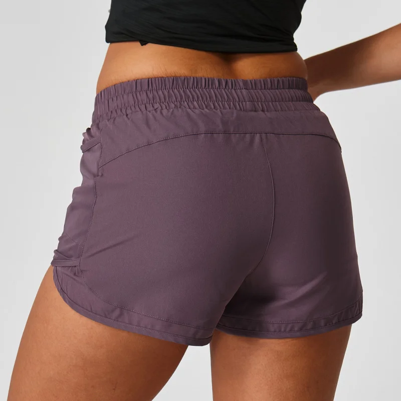 Women's Quick Dry Shorts Summer Thin Athletic Shorts Plus Size Loose Fake Two Piece 3 Inch Pants For Running Outdoor wear