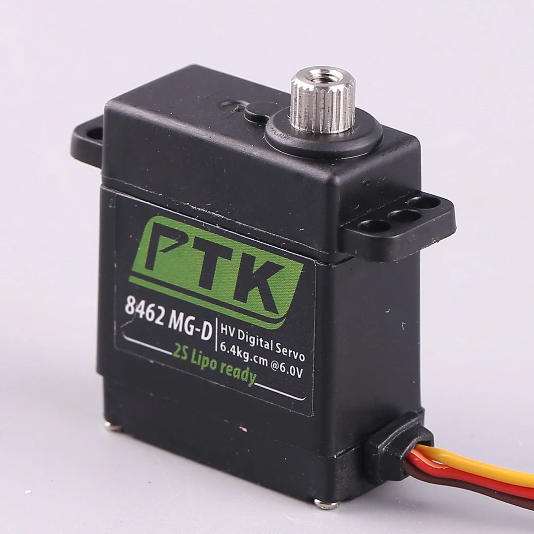 PTK 8462MG-D Metal Tooth Digital High-Voltage Servo 7.4V Glider Model Fixed Wing 17g Servo