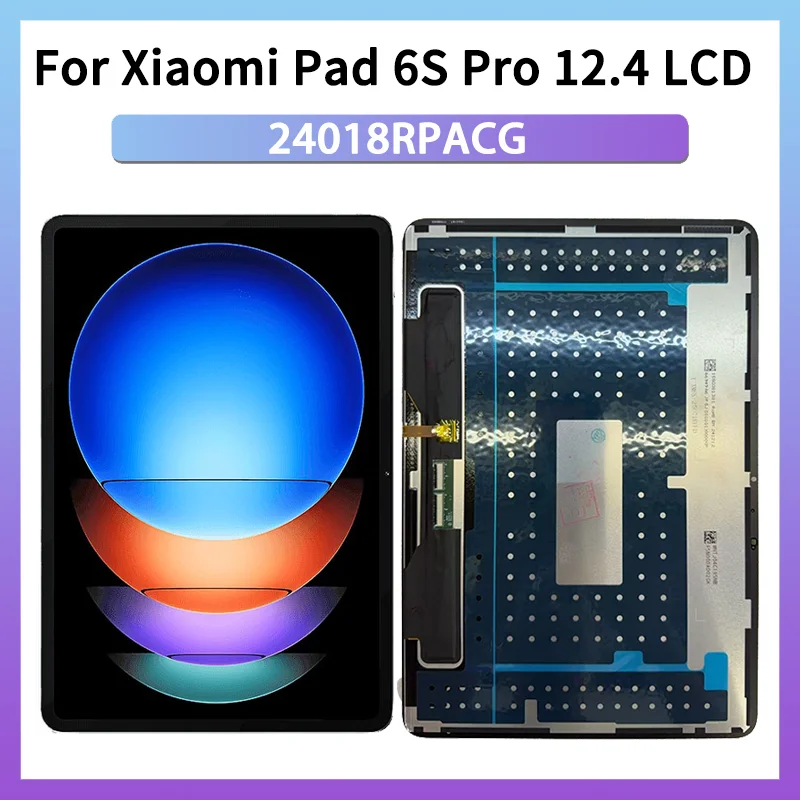 24018RPACG Premium Lcd For Xiaomi Pad 6S Pro 12.4 LCD Display Touch Screen Digitizer Panel Assembly