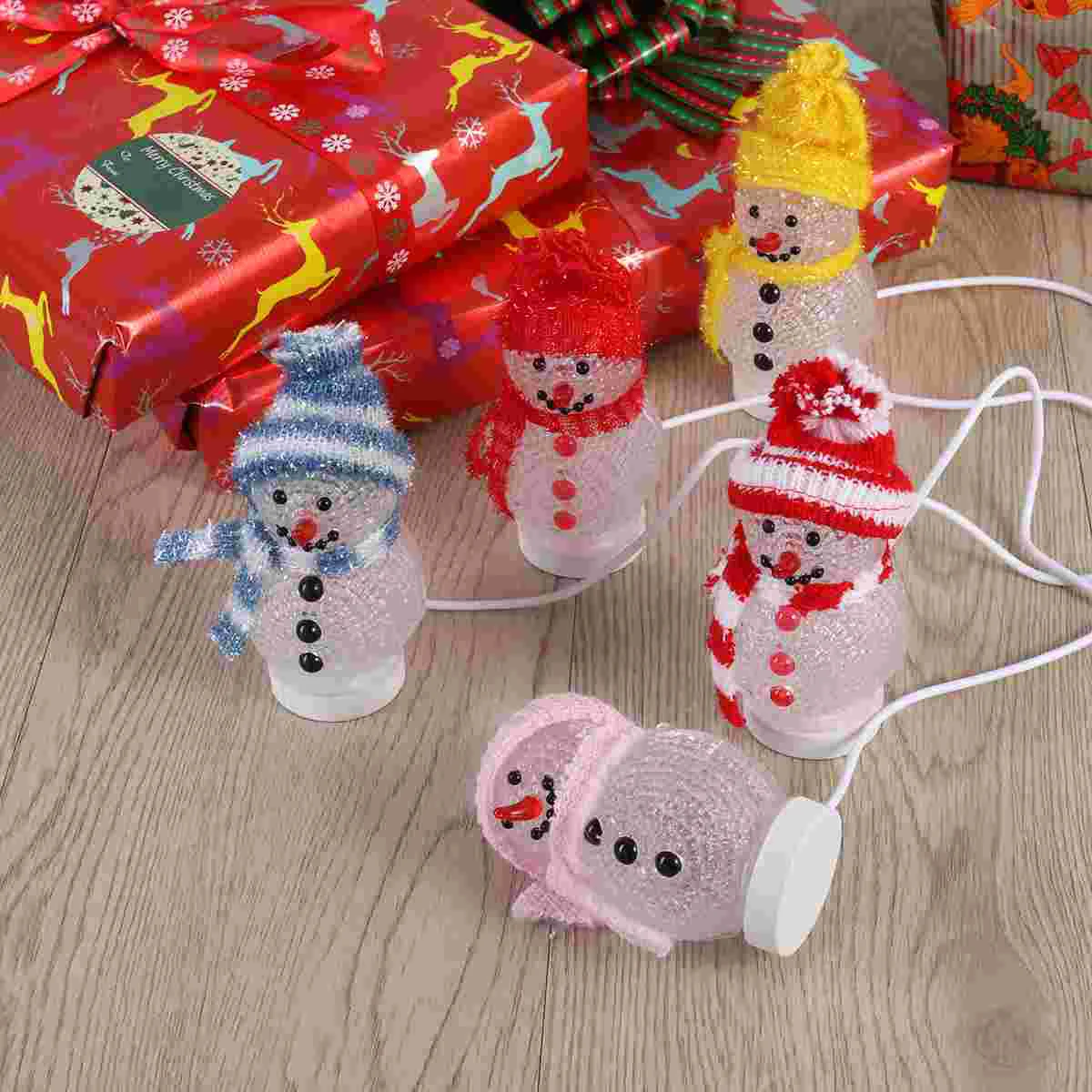 Christmas Decorations Santa Ornaments Baby Night Light Childrens Artificial Tree