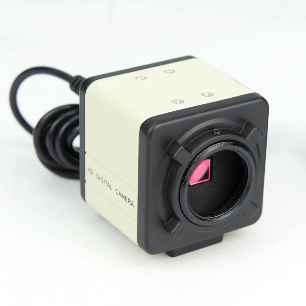 Sony-مستشعر CCD مقاس 1/3 بوصة ، عدسة كاميرا صناعية ، مجهر خرج BNC AV ، واجهة تثبيت C
