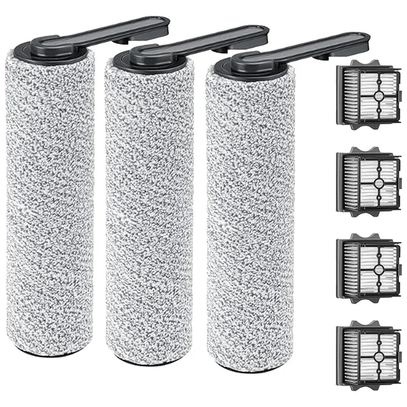 Replacement Brush Rollers And HEPA Filters For Tineco Floor ONE S5/Floor One S5 Pro 2 Cordless Vacuum Cleaner