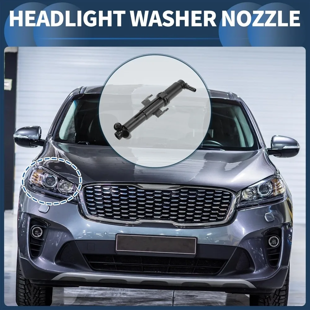 

Right Headlight Washer Jet Nozzle 1pc Front For BMW 650i xDrive Gran Coupe 2013-2018 M6 640i xDrive 2012-2015 61677246088