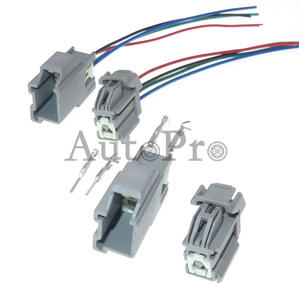 

Комплект из 2-х 4-контактных автомобильных разъемов 7282-6449-40 и 7283-6449-40 для электропроводки переменного тока в автомобиле