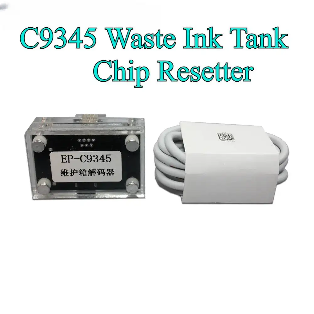 C9345 Wartungsbox-Chip-Resetter für Epson L15158 L15168 L15150 L15160 ST-C8000 ET-8550 ET-8500 Drucker Reset Abfalltintenbehälter