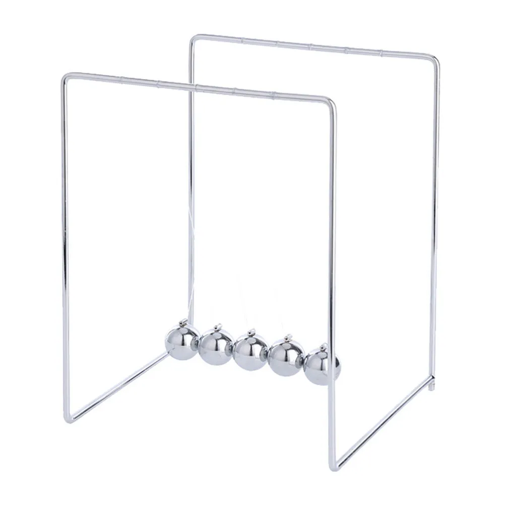 

Newton Iron Cradle Square Desktop Adornment Dynamics Educational Experiment Tool Home Office Classroom Small Size