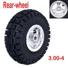 3.00-4 Electric Scooter Front Wheel with tyre Alloy Rim hub and inner ...