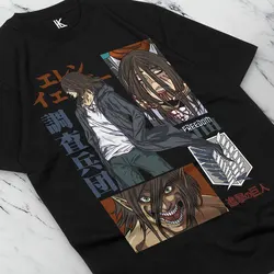 Eren Yeager Aot T-shirt,Anime,Attack On Titan,Graphic Tee