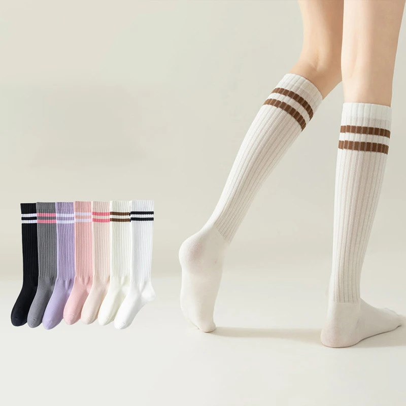 

Women's Socks Japanese Stripe Simple Fashion Preppy Style JK Stockings Comfortable Anti Slip Breathable Cotton Socks For Girl