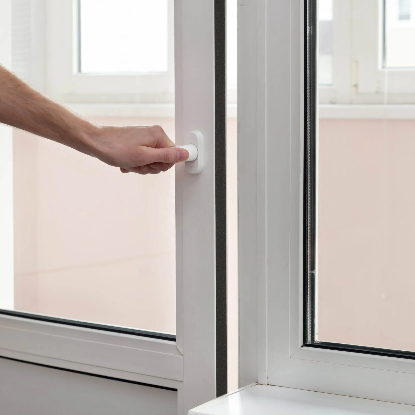 

2pcs 2 Rolls Shockproof Sponge Tape Eva Sealing Strip For Door Window Soundproofing Adhesive Tape Home Use Seal Strip