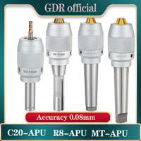 GDR MT2 MT3 MT4 MT5 C20 C25 C32 R8 APU13 APU16 automatic drilling chuck holder chuck APU13 APU16 APU self tightening drilling