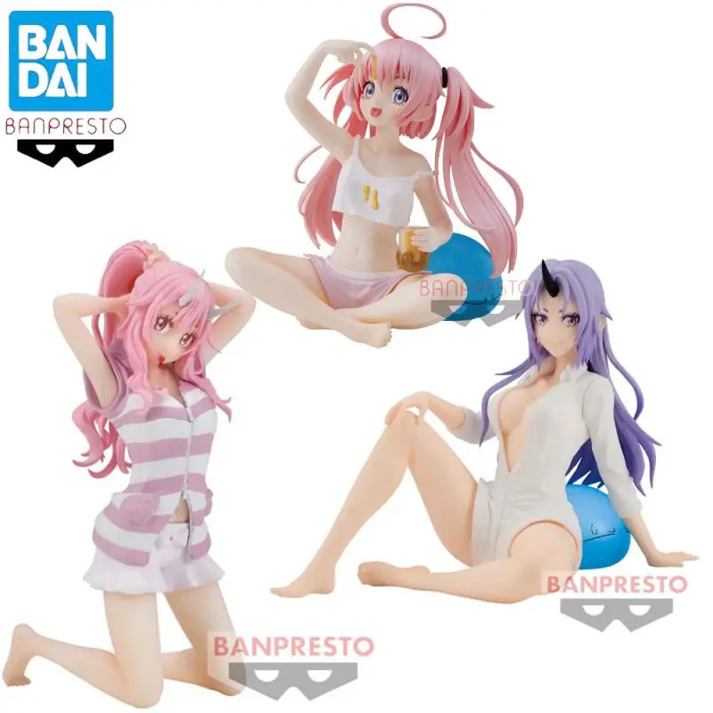 In Stock Original Banpresto Relax time That Time I Got Reincarnated as a Slime Shuna Milim Nava Shion Figure Anime Genuine Model