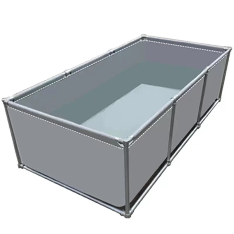 Canvas fish pond with bracket Outdoor aquaculture Reservoir Aquatic special fish farming Canvas Thickened knife scraper