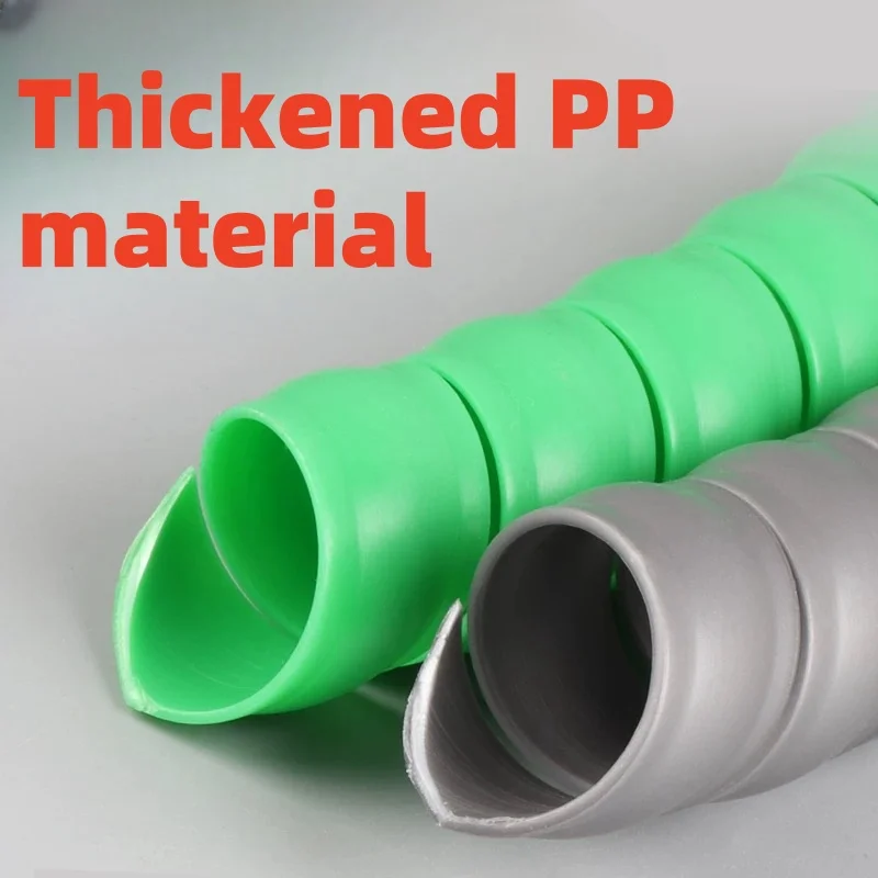 フレキシブルスパイラルケーブルラップ、ラインオーガナイザー、パイプ保護、スパイラルラップ、巻線ワイヤープロテクター、ケーブルスリーブ、チューブ、2 m、5m、8mm-16mm